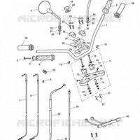 Manubrio Triumph Bonnveille T100 EFI T2040391