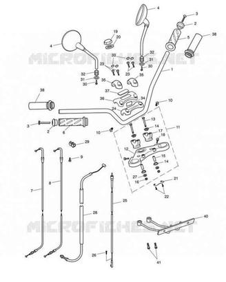Manubrio Triumph Bonnveille T100 EFI T2040391