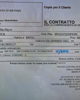 NISSAN JUKE FULL HYBRID N-TECNA + PRO PILOT