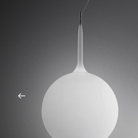 Lampade Artemide Castore, Specchio, tavolo shabby