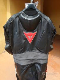 tuta moto 56 dainese divisibile in pelle