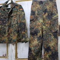 Completo Militare Tedesco Originale Flecktarn 1995
