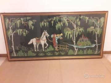 Arazzo ricamato a mano (183x87)