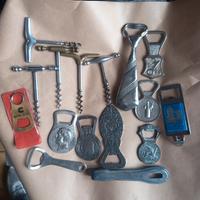 collezione di 16 apribottiglia, vintage. 