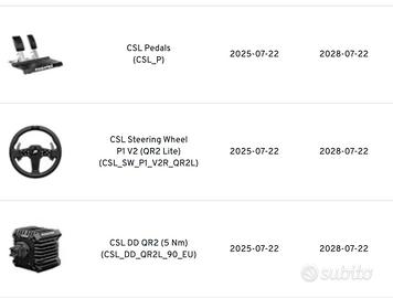 CLS DD 8nm QR2 bundle completo Fanatec
