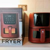 NUOVA Friggitrice Aria Vissani 4,2L Rossa- Mai usa