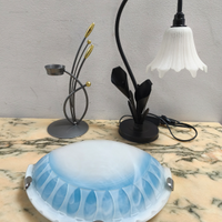 Abat-jour + Plafoniera + 1 Porta Candela