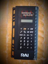 calcolatrice con convertitore valuta 