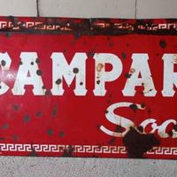 Insegna smaltata Campari