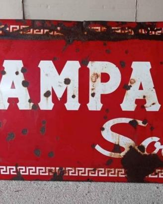 Insegna smaltata Campari