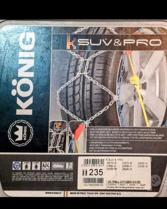 CATENE DA NEVE KONIG K-SUV & PRO mod.235
         