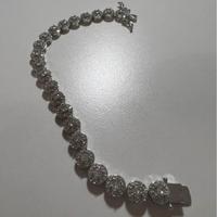 Bracciale con decorazioni in strass