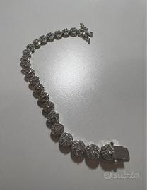 Bracciale con decorazioni in strass