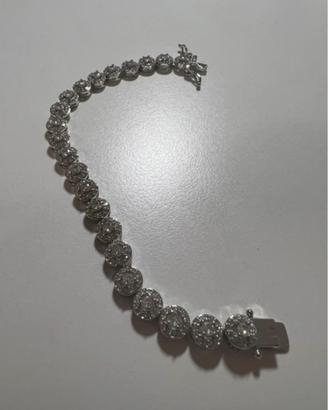 Bracciale con decorazioni in strass