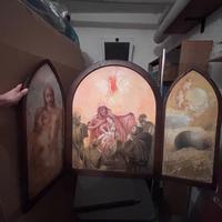 Trittico a tema religioso