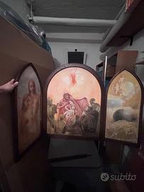 Trittico a tema religioso