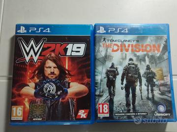 Videogiochi Wrestling e The Division 