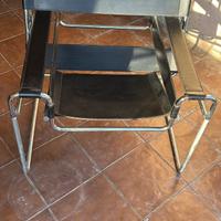 Sedia Wassilly in pelle