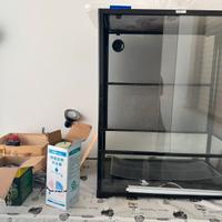 Terrario per rettili e accessori vari