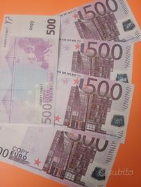 Set 500€ Prop Money 