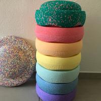 Set Stapelstein Rainbow Pastel (7 pezzi) + Balance