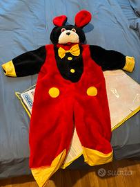Vestito da topolino per bambini (1/2 anni) 73 cm