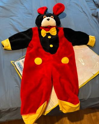 Vestito da topolino per bambini (1/2 anni) 73 cm