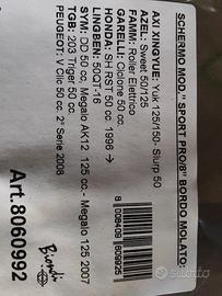 Parabrezza Schermo MOD : SPORT PRO/8" BORDO MOLATO