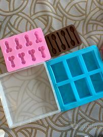 Set di stampi in silicone per sapone 4 – nuovi
