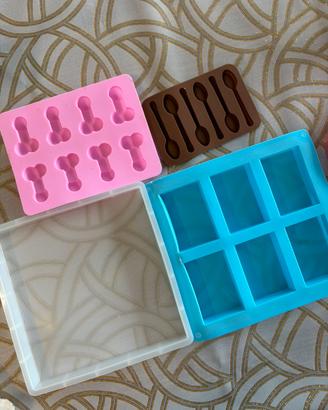 Set di stampi in silicone per sapone 4 – nuovi