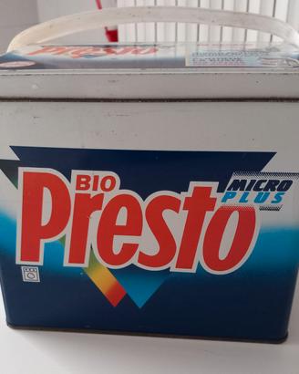 Scatola di latta bio presto