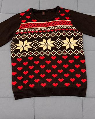 Maglioncino decorato con cuori