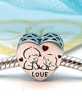 Charm argento 925 cuore Love Amore 