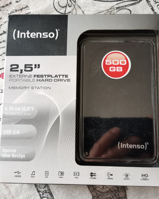 HD intenso in box 2,5 pollici 500 GB SATA 3