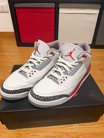 Jordan 3 Fire Red 45,5