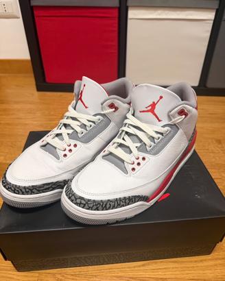 Jordan 3 Fire Red 45,5