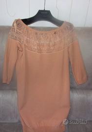 Elisabetta Franchi vestito maglione maglia 42 S
