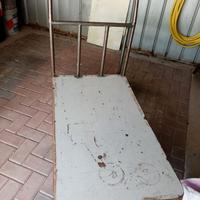 carrello 4 ruote porta merce