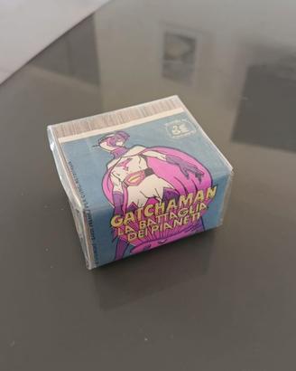 lotto stock set completo figurine gatchaman la bat