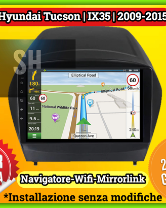 Navigatore Tablet Hyundai Tucson| IX35 | 2009-2015