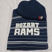 Felpa Rams, come nuova, L, made in Italy, Y2K