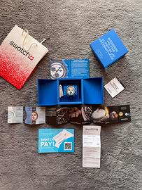 Swatch x Omega Mission To The Super Blu Moonphase