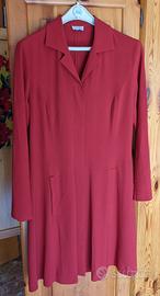 Tg. 42/44 abito chemisier donna rosso