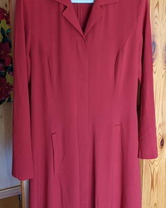 Tg. 42/44 abito chemisier donna rosso