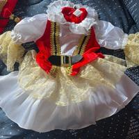 Costume Carnevale Piratina Bimba + acc. 12/18 Mesi