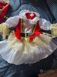 Costume Carnevale Piratina Bimba + acc. 12/18 Mesi