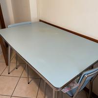 Tavolo formica ANNI 50 con SEDIE