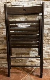Sedie di legno pieghevoli Ikea