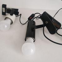 2 Lampadari  faretti con Pinza

