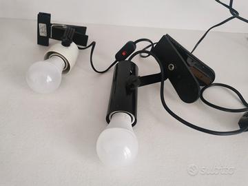 2 Lampadari  faretti con Pinza

